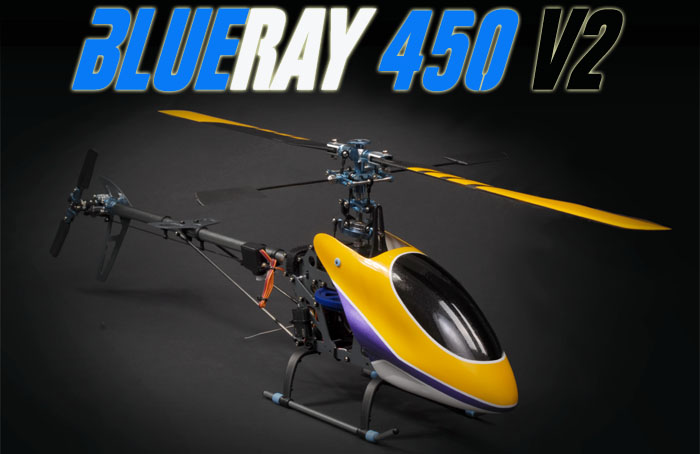 2.4GHz BlueRay 450PE 3D RC Helicopter